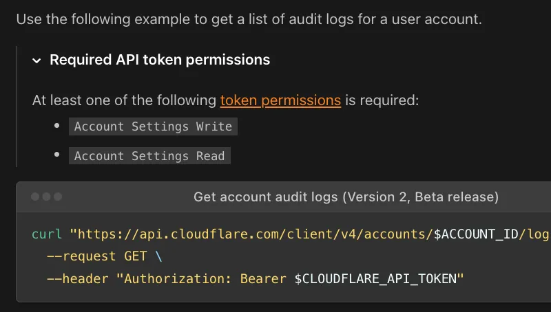APIRequest component example