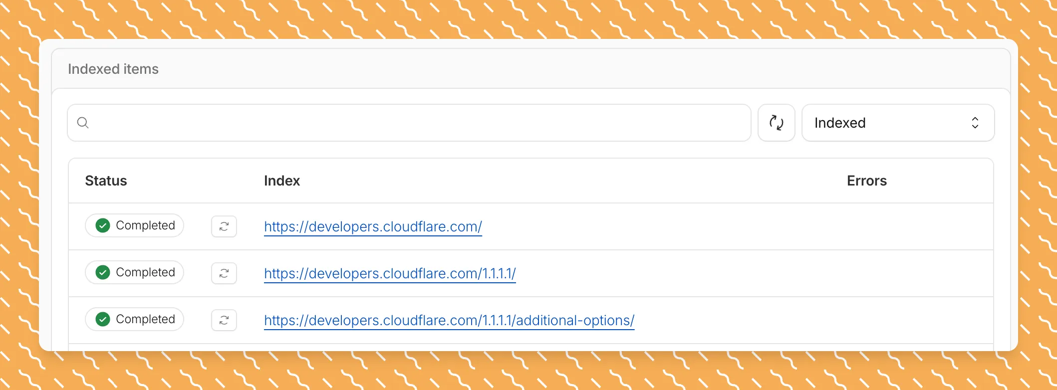 Sync individual files from Indexed Items